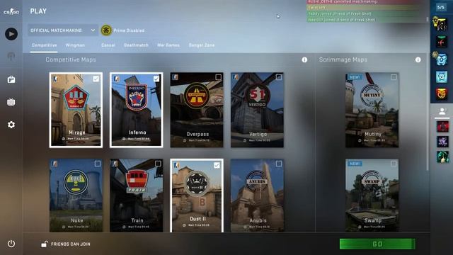 CS GO Competitive Game Play смотреть онлайн