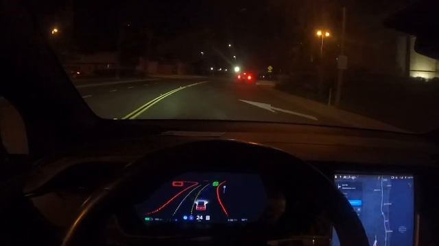 Fsd beta final part of target drive with four way stop смотреть онлайн