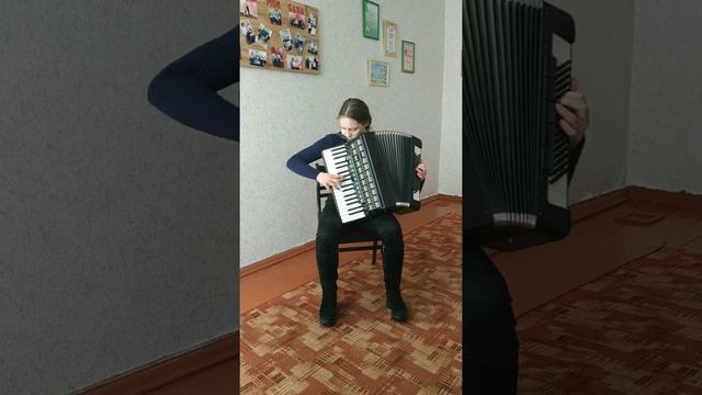 Пясецкая Анастасия,15 лет, аккордеон. Укр.н.п." Распрягайте, хлопцы, коней" обр. С.Гардейчик. смотреть онлайн