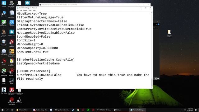 How to turn on/off DIRECTX12 permanently in fortnite смотреть онлайн