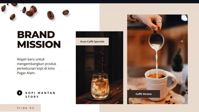 KOPI MANTAN - SIMPLE COFFEE-SHOP LANDING PAGE - Pitch Deck смотреть онлайн