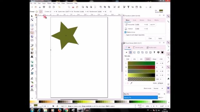Inkscape 1.0 Small tutorial. Transforming Objects смотреть онлайн