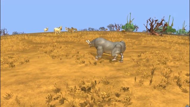 American Lion Pride vs Dire Wolf Pack | Prehistoric Beast Battle [S3E5] | SPORE смотреть онлайн