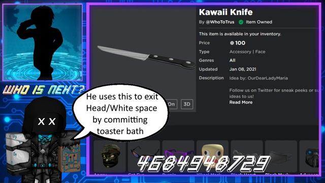 Omori Roblox Avatar смотреть онлайн