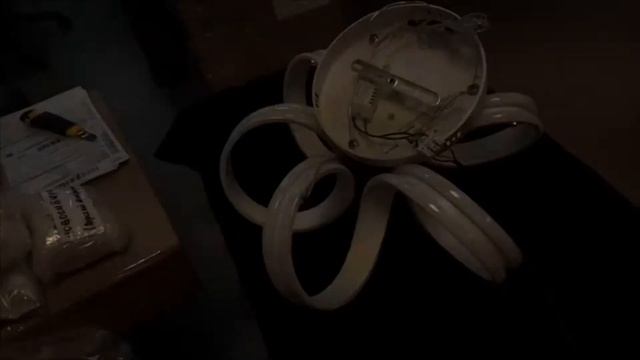 Подвесная светодиодная люстра VOLNA DOUBLE 90W on/off Estares серия Ellastica без пульта смотреть онлайн