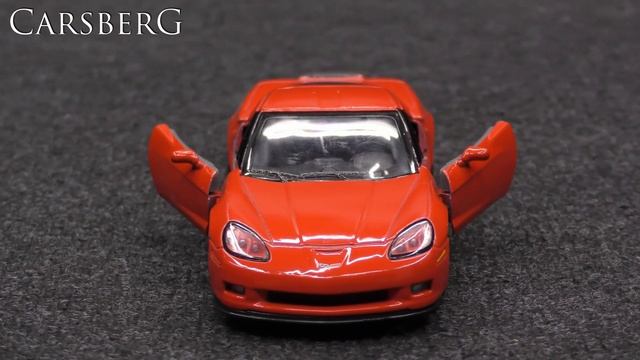 428. 2007 Chevrolet Corvette C6 Z06 1/36 - Kinsmart смотреть онлайн