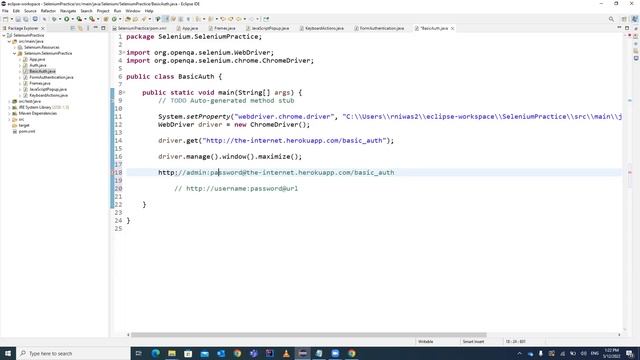 ?How to Handle Basic Authentication Pop Up in Selenium - Session 26? смотреть онлайн