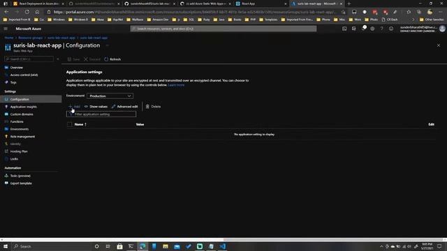 Create and Deploy React App in Azure Static Website смотреть онлайн