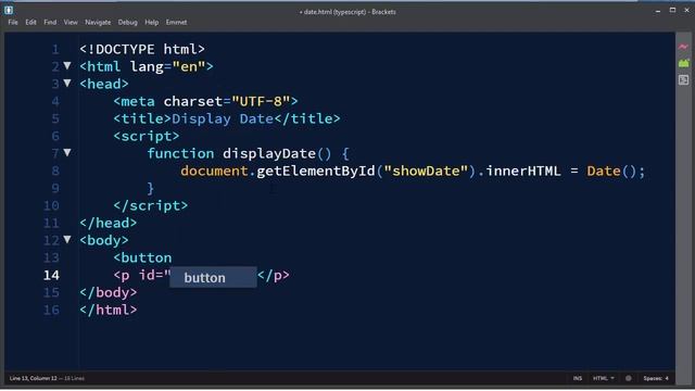 How to Display Date and Time on Web Page using Javascript смотреть онлайн