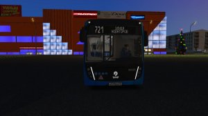 OMSI 2 Южная Москва по маршруту 721 с голосовым информатором