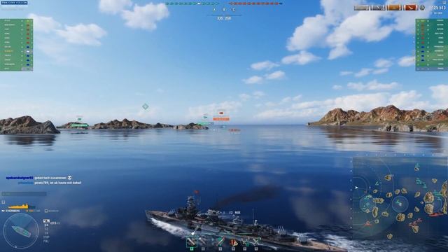 NÜRNBERG, ich liebe es wenn ein Plan funktioniert! Blindes Teamplay! - World of Warships | [Stream] смотреть онлайн