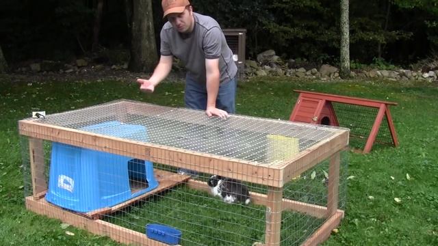 How to Build a Rabbit Hutch - Cheap and Easy смотреть онлайн