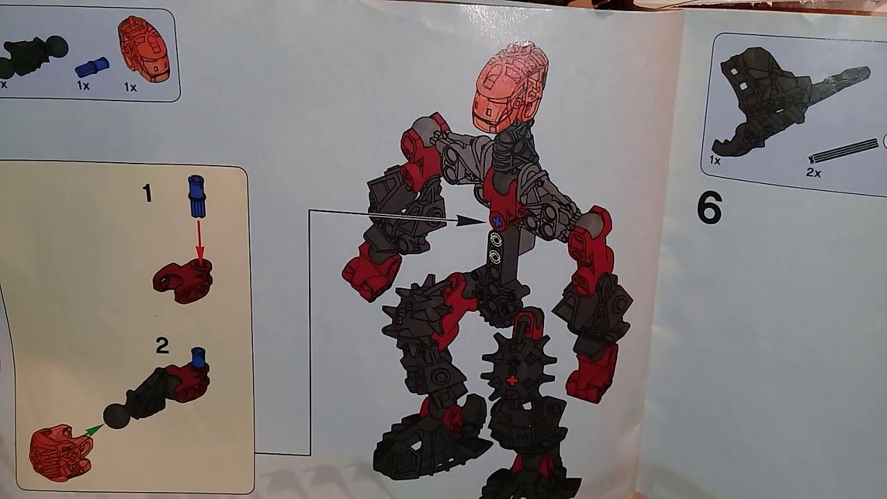 Bionicle Stronius, Glatorian Legends, Battles, Lego (assembling video) смотреть онлайн