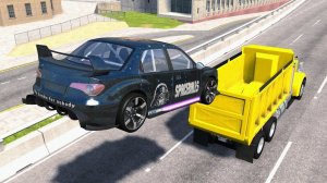 Невероятные трюки и неудачные прыжки - BeamNG Drive