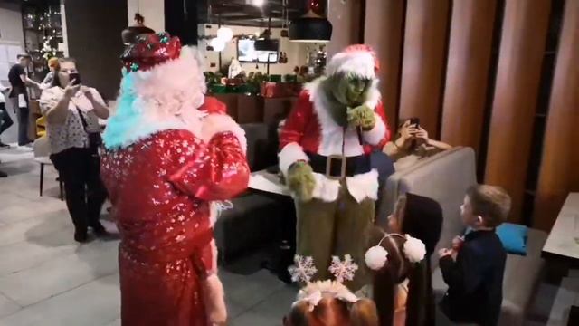 Новогодний праздник для Алины "Как Гринч хотел украсть Ёлочку" ??☃️ смотреть онлайн