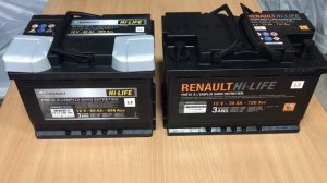 Аккумулятор на РЕНО ДАСТЕР 60Ач и 70Ач