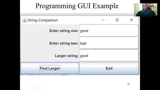 Java Graphical User Interface Part 2 hands-on example - Java GUI смотреть онлайн