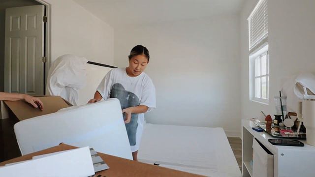 CLOUD BED DUPE! soft frame designs unboxing + setup смотреть онлайн