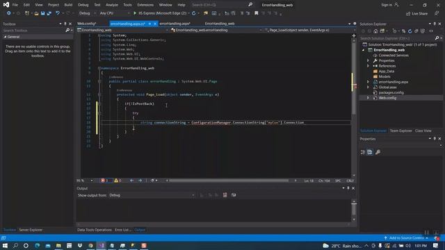 Add Connection String to ASP.net Web.config | Asp.net Tutorial смотреть онлайн