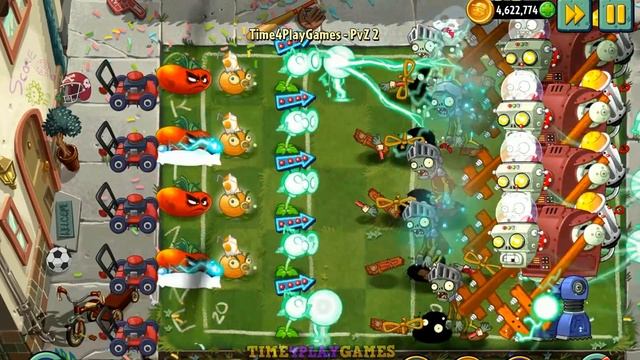 4 Team Plants Battlez PEA vs LAUNCH vs ELECTRIC vs FIRE - PvZ 2 Team Plants vs Team Plants смотреть онлайн