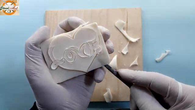Soap carving tutorial/ Art love смотреть онлайн