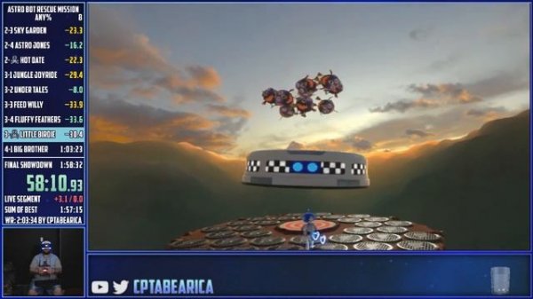 Astro Bot Rescue Mission Speed run Any% 1:54:53 RTA Playstation VR [Former World Record]