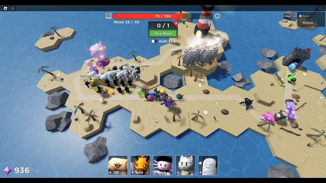 (Tower Heroes) Duo Adventure Mode (Fortrock Boss) in (Roblox) смотреть онлайн