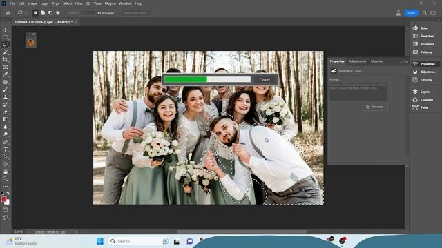 Adobe Generative Fill AI Tool in Photoshop Beta 2023 photoshop tutorial смотреть онлайн