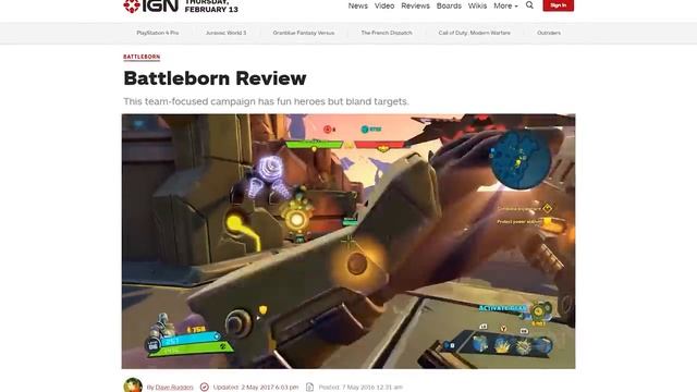 Death of a Game: Battleborn смотреть онлайн
