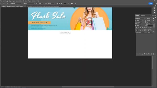 How To Create A Web Page In Photoshop | Web Design | UI Design смотреть онлайн