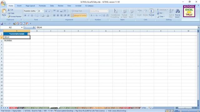 Import Master Godowns from Excel to Tally | Excel To Tally @XLTOOL смотреть онлайн