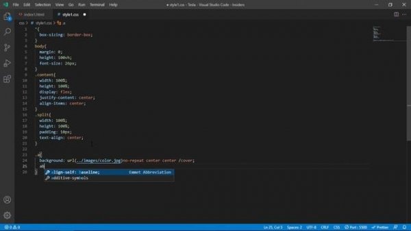 Split js tutorial | split screen effect | image color change | 2021