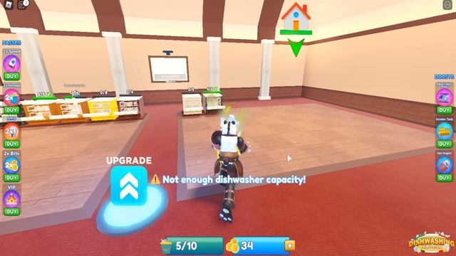 ?️СИМУЛЯТОР МЫТЬЯ ГРЯЗНОЙ ПОСУДЫ В РОБЛОКСЕ. ROBLOX DISHWASHING SIMULATOR?️ смотреть онлайн
