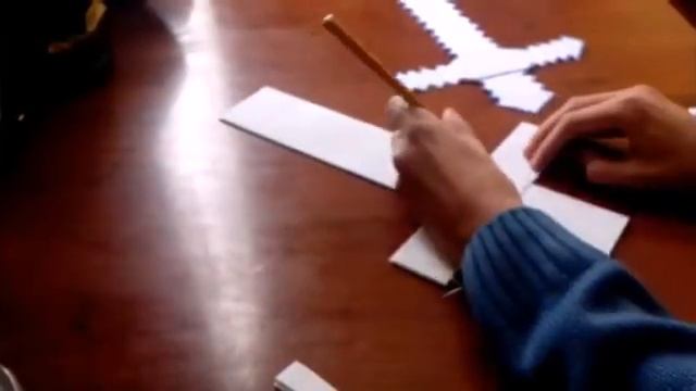 Как Сделать Меч Из Майнкрафта | Поделки из бумаги смотреть онлайн
