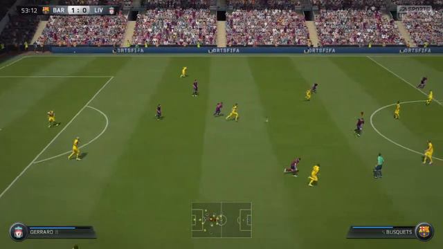 ДЕМО-ВЕРСИЯ FIFA 15 Барселона - Ливерпуль смотреть онлайн