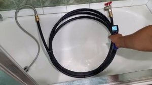 Тест ПНД трубы на горячую воду.