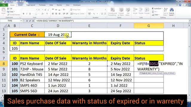 How To Maintain Sales Warranty Of Products in Excel 2022 смотреть онлайн