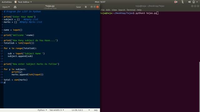 Python List Data Structure + Program смотреть онлайн
