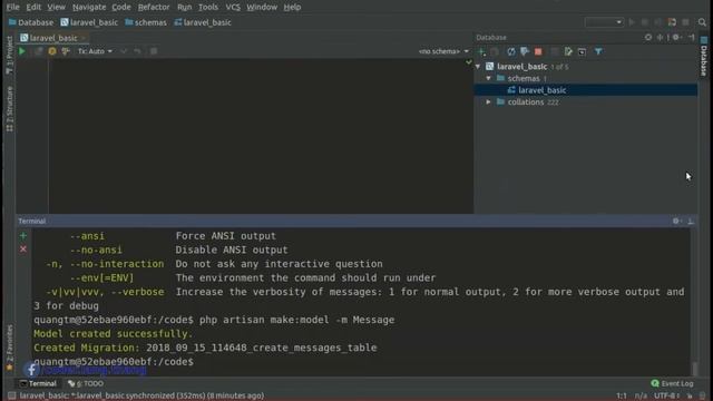 Làm quen Laravel | Bài 10 - Migration | Coder Lang Thang смотреть онлайн