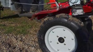 Мотоблок 1030 в работе с навесным оборудованием