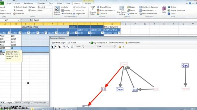 Node XL Module 3 Simple Friendship Network Example смотреть онлайн