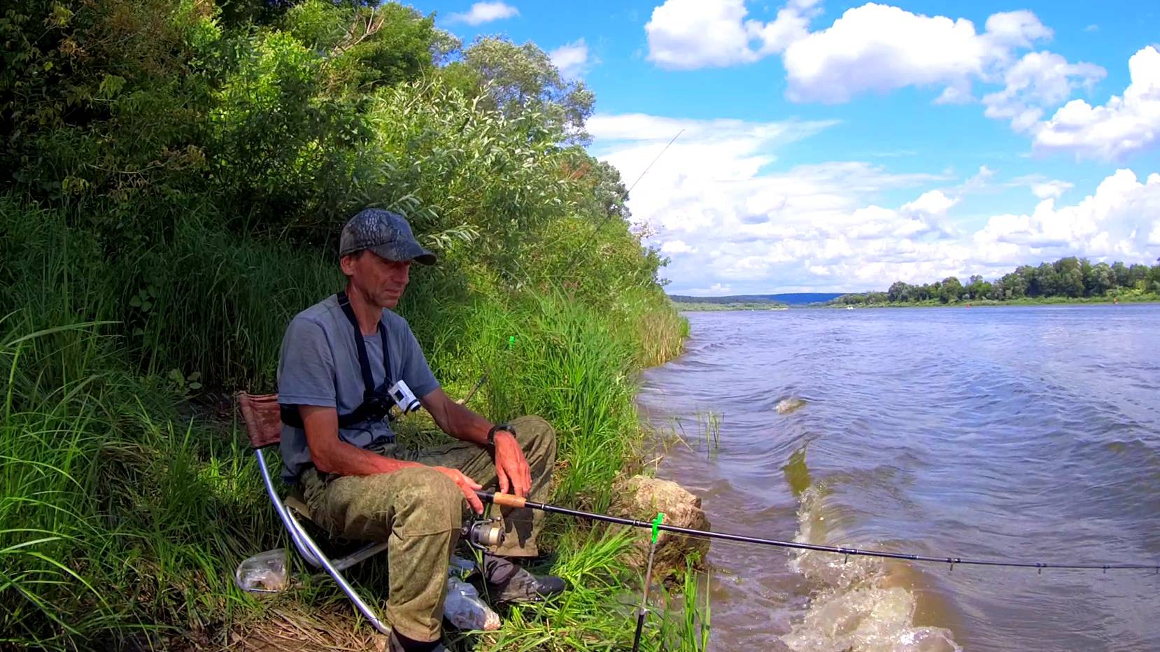 ЛОВЛЮ на "СТУК". ПШЕНИЦА, ГОРОХ,ПЕРЛОВКА. Что лучше? Рыбалка на ОКЕ в ЖАРУ. смотреть онлайн