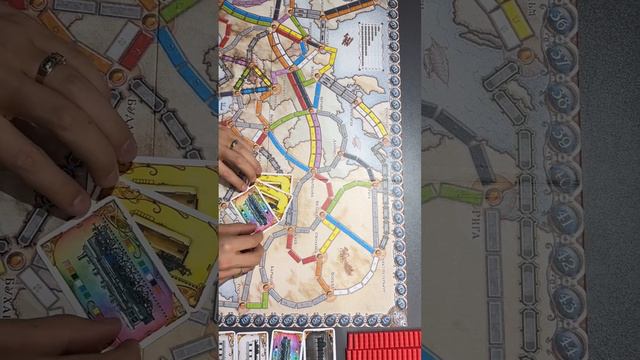 Самый быстрый но понятный обзор TICKET TO RIDE настольной игры 🔥 смотреть онлайн
