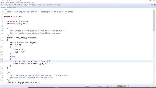 Java programming, take user input of a playing card return a description: ex:7D = Seven of Diamon смотреть онлайн