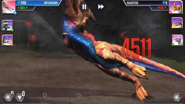 Jurassic World Game | Battle Stage 76 | Dinosaur fights