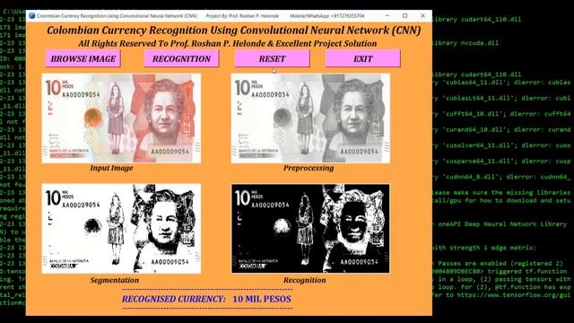 Python Project On Currency Recognition Using CNN Python Project With Source Code смотреть онлайн