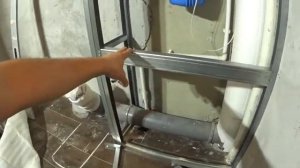 Монтаж скрытого люка "Практика" 600 мм * 900 мм в короб из ГВЛВ.  Один из вариантов.