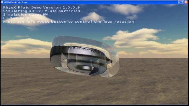 CUDA Enabled PhysX Application: NVIDIA Fluids Tech Demo смотреть онлайн