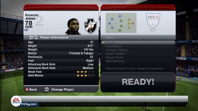 FIFA 13 | FUT - INFORM Kenwyne Jones Player Review with Gameplay смотреть онлайн