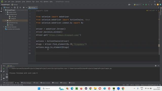 Handling Mouse Events using Selenium Python (Selenium Python) смотреть онлайн